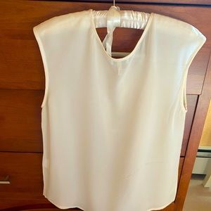 JOIE Cap sleeve 100% silk pullover.  Joie brand. Size medium.